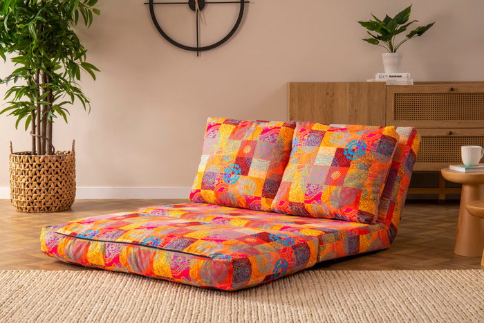 Atelier Del Sofa Taida - Patchwork Sofá cama de 2 plazas Multicolor